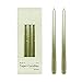 Zest Candle 12-Piece Taper Candles, 12-Inch, Metallic Gold