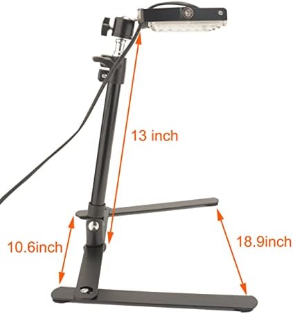 Dorhui 50W UV 램프, 스크린 인쇄용 395nm LED 노출 유닛 스탠드 포함 — 사진 3