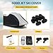 Seal Skin Covers Heavy Duty Jet Ski Cover, Waterproof Marine Grade PWC Cover with UV Protection, Snug Fit for 2-Seater, Compatible with Yamaha, Sea-Doo (Fits 116