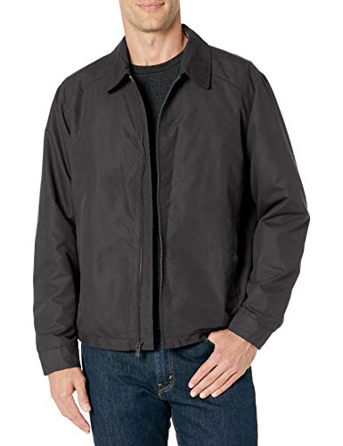 Ike Behar Men's Augusta Golf Jacket, Black, Medium