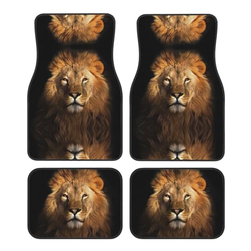 Tapis de voiture lion anti-saleté : la solution d'ajustement universel pour sols de SUV