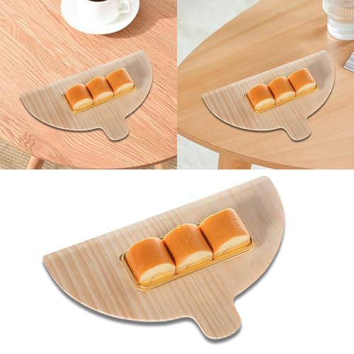 Tablas para pizza de madera con diseño semicircular elegante: accesorios selectos de cocina 3