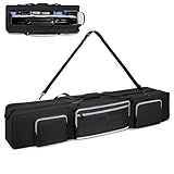 OUUTMEE 40.5 Stativtasche, Fotostativtasche mit Herausnehmbaren, Gepolsterten Trennwänden, Lichtstativtasche mit stoßfester, für Kamerastative, Einbeinstative, Lautsprecherständer und Zubehör