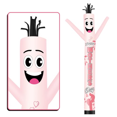 Goodeny 10FT Tall Happy Mothers Day Inflatable Tube Man (12Diameter) Wacky Wavy Dancing Guy for Outdoor Decoration Advertising Business Promotion (Blower Not Included)