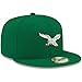 New Era Men's Kelly Green Philadelphia Eagles Omaha Throwback 59FIFTY Fitted Hat