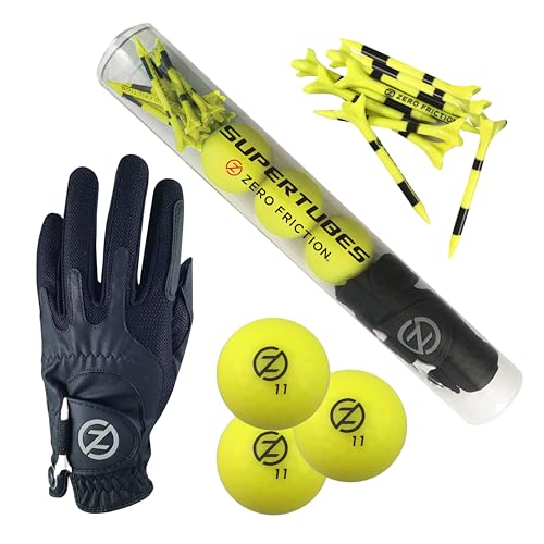 Zero Friction SuperTube pour Homme gant et balles de golf