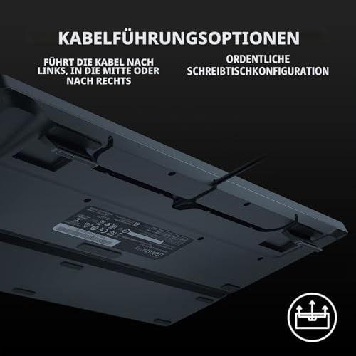 Razer Ornata V3 X, Low-Profile Membran-Tastatur mit Razer Chroma RGB (Hybrid-Membranschalter, ergonomische Handballenauflage), ES-Layout… – Ansicht 6