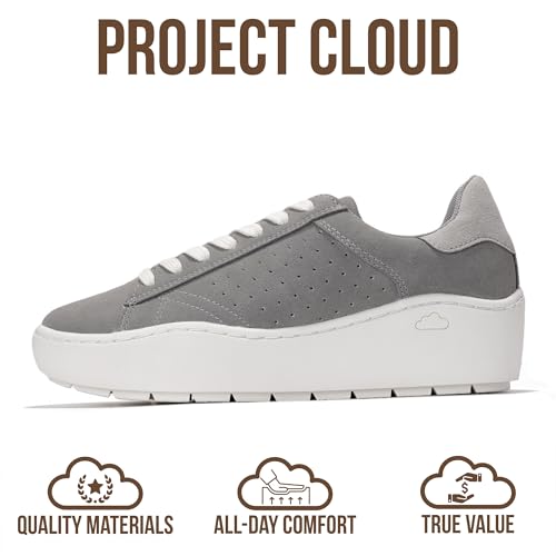 Image of Project Cloud Platform Sneakers for Women - Lightweight Womens Sneakers with Memory Foam Insole - Non Slip Lace-Up Womens Shoes - Perfect Summer Shoes for Women 2026 (Bossy)