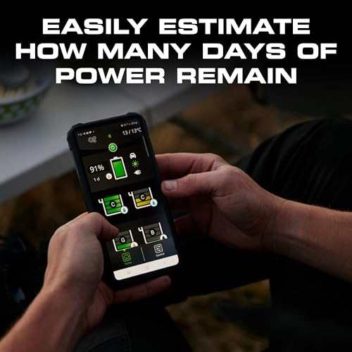 Image of REDARC 500A Smart Battery Monitor for 12V Systems, Bluetooth 5.1 with RedVision App Integration, Real-Time Accuracy for State of Charge, Time Remaining, Current Flow, Up to 42 Meters Wireless Range