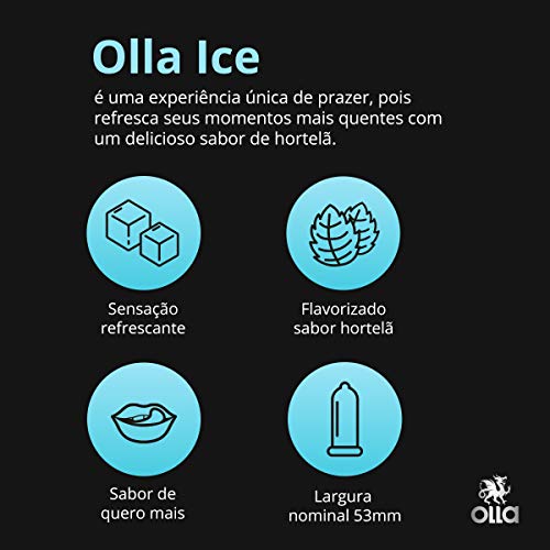Olla Preservativo Camisinha Ice - 6 Unidades 6Un Pacote De 6