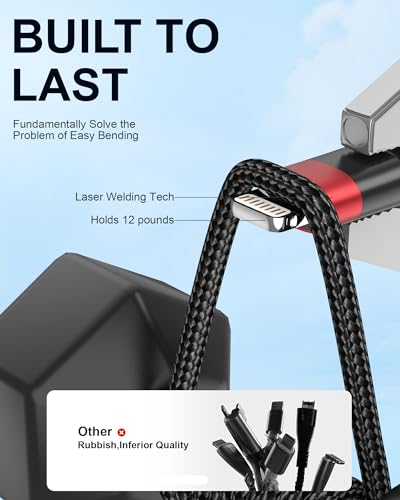 Image of Bkduice 6 inch Short Lightning Cable, [MFi Certified] 2 Pack Short iPhone Charger Cord, Braided 0.5ft USB to Lightning Cable for Charging Stations, iPhone 14 13 12 11 Pro Max XR XS 8 SE iPod