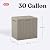 Keter City 30 Gallon Resin Outdoor Storage Box and Patio Furniture Side Table for Pool and Garden Accessories, Beige