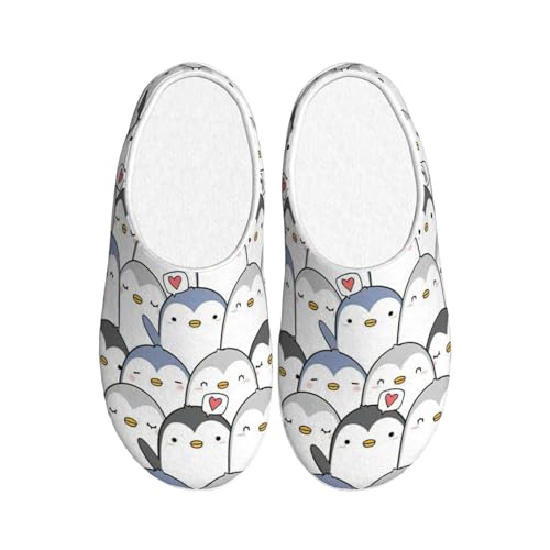 Pantoufles d'hiver pingouin EdWal pour rester au chaud à la maison