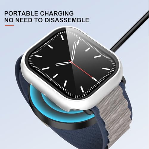 Protégez votre Apple Watch 41mm des chocs : coque rigide blanche - 2