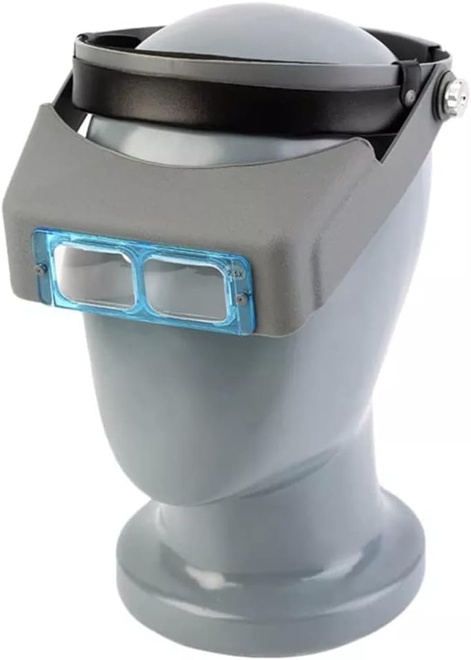 Wearing Glasses Magnifying Glass Looking Down Turban Glasses Magnifying Glass Repairing Three-Handed Helmet Magnifying