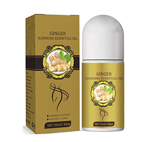 Ginger Roller Drainage Essential Oil,Belly Drainage Ginger Oil,Slimming Tummy Ginger ...
