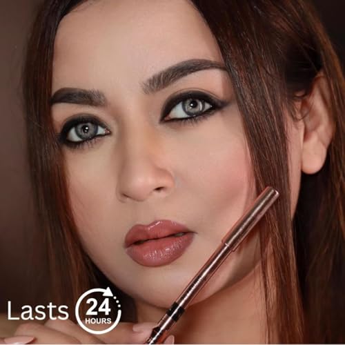 Image of BOBI 24-Hour Kajal with Sharpener | Long-Lasting, Smudge-Proof, Matte Finish, Waterproof, Intense Black Bold Look Kohl Pencil | No Fade Texture | Deep Pigment for Eye Makeup | Infused with Vitamin E | 1.5g
