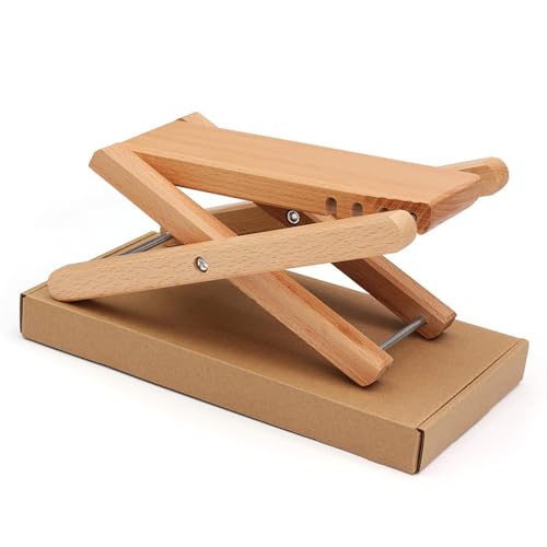 Reposapiés de guitarra ajustable – Portátil de madera, Reposapiés plegable, caminar de entrenamiento compacto, accesorio de músico | Taburete ajustable en altura para representación en escenario, bajo