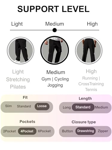 Image of Leriya Fashion Men's Cargo Pants | 4 Pocket Cotton Cargo Joggers for Men | Loose Fit Stylish Pant with Pockets | Casual Baggy Trousers & Streetwear Lower