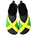 Water Shoes for Women and Men Quick-Dry Swim Beach Shoes for Outdoor Surfing Yoga Exercise Jamaica Flag Caribbean Reggae Rasta (Jamaica, 9.5)