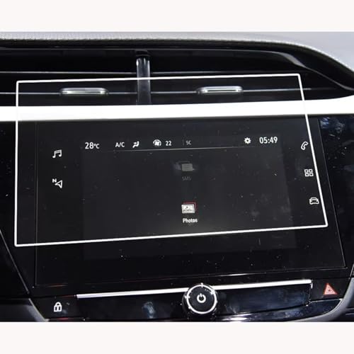 Verre trempé Opel Corsa 2020-2022 film de protection écran GPS 7 pouces