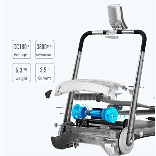 Image of Treadmills, Fitness Multifunctional Foldable Home Treadmill Folding Treadmill Fitness Machine Gym Home Electric Motorized Power Walking Treadmill for Home and Office