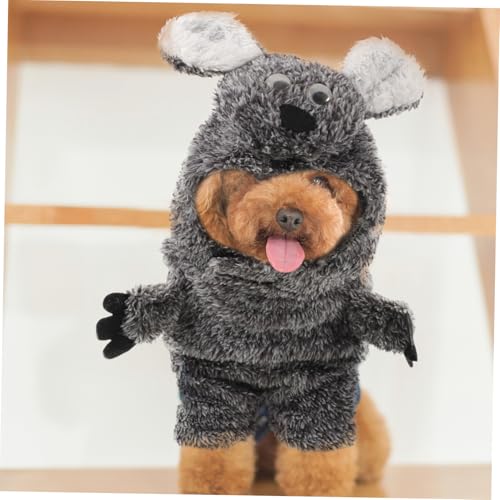 Disfraz para perro pequeño NUOBESTY cálido y grueso para invierno miniatura 7