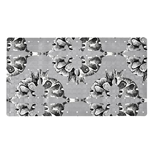 Tapis de bain lavable 40 x 70 cm avec ventouses de sécurité