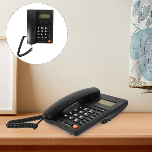 Téléphone fixe à touches grand format pour senior et bureau - 7