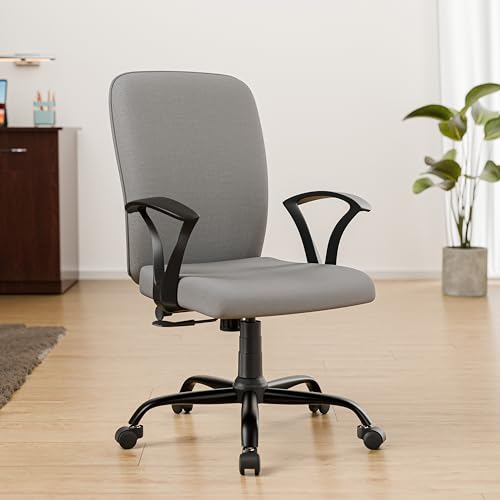 Green Soul Seoul X Office Chair, Mid Back Fabric Ergonomic Home Office Desk Chair with Comfortable & Spacious Seat, Rocking-tilt Mechanism & Heavy Dut