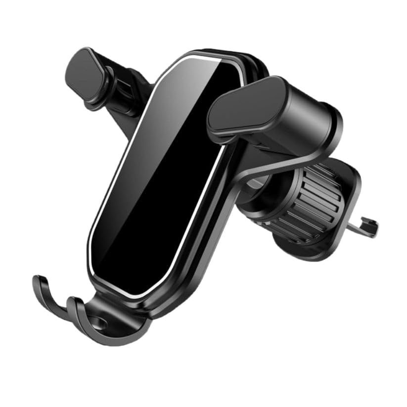 Mishi Universal Gravity Car Mobile Holder for Air Vent | Auto Lock Phone Mount with One Hand Operation for Smartphones | Adjustable Car Phone Holder for Dashboard Vent Car Accessories-image-7