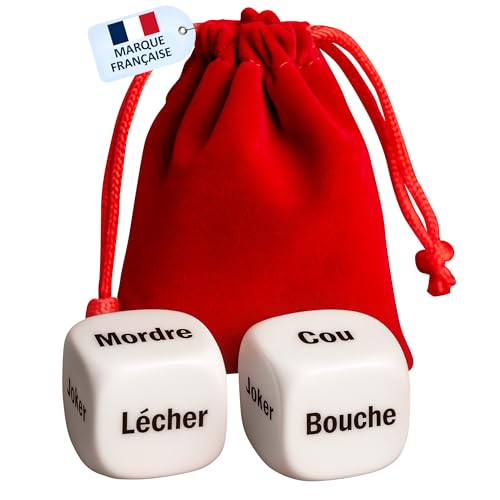 MARKETIFAR Jeu de dés ludique – Ambiance Fun et Originale – Idéal pour soirées à Deux – Accessoire de Jeu Surprise en français - Cadeau Parfait pour Les Anniversaires, la Saint-Valentin et Noël