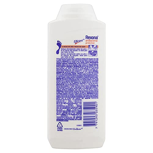 Talco Desodorante para os Pés Rexona 100gr Efficient, REXONA (A embalagem pode variar)