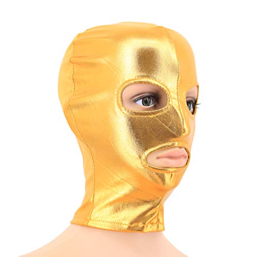 Image of Metallic Cycling Face Neck Mask Hat Ultra Balaclava Hood