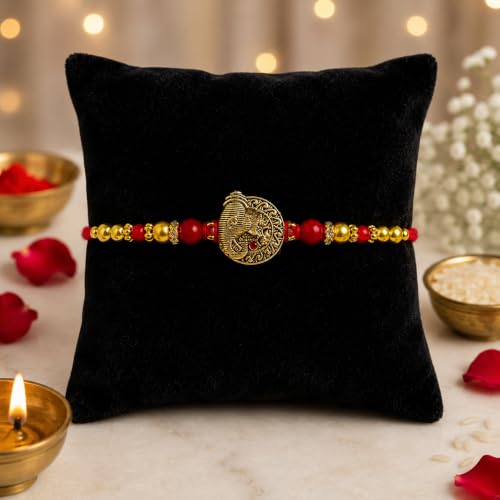 Image of CraftVatika Ganesha Rakhi with Gift for Brother Boy Men Kids, Designer Rakhi Gift Combo for Brother Man, Fridge Magnet Item, Rakhis for Rakshabandhan, Designer Rakshasutra Raki for Raksha Bandhan