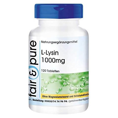 L-Lysin Tabletten - 1000mg - hochdosiert Cover
