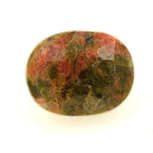 Unakite USA d'exception 2.84 cts une pierre fine haut de gamme pour joaillerie
