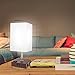 DEEPLITE Set of 2 Table Lamp/Bedside Lamp - 2 USB Charging Ports and 2-Prong/3-Prong AC Outlets - Perfect for Bedrooms, Nightstands, End/Side Table, Office, Living Room