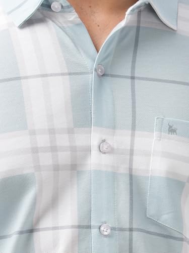 Image of BULLMER Trendy Regular Fit Striped Causal Full Sleeve Shirt for Men.