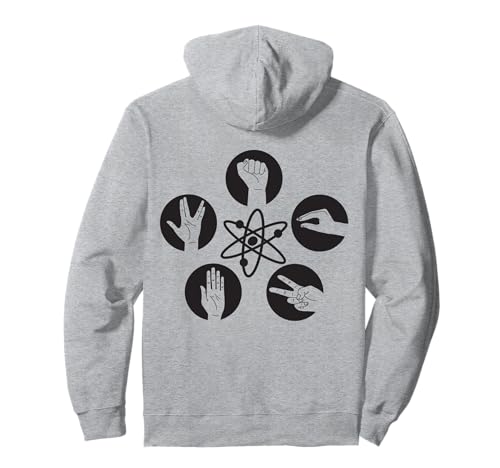 Logotipo de Big Bang Theory: Rock Lizard Spock Sudadera con Capucha