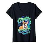 Photo Gallery donna corgi dad men funny corgi proprietario corgi cane maglietta con collo a v Photo Gallery donna corgi dad men funny corgi proprietario corgi cane maglietta con collo a v
