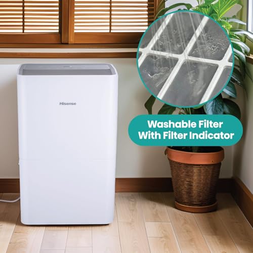Hisense 50-Pint Portable Dehumidifier. 4500 Sq. Ft. - image 8