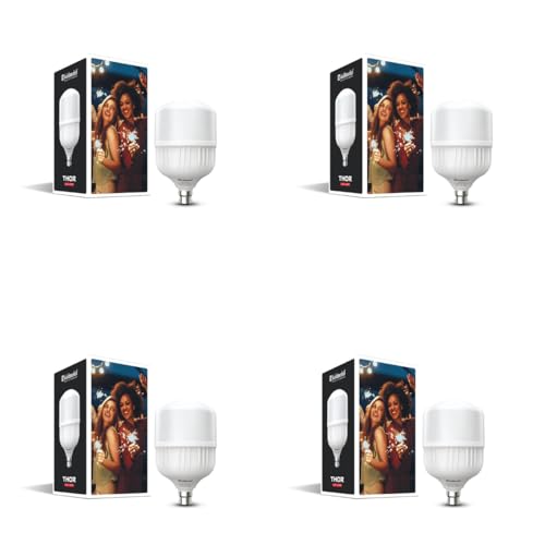 Image of Goldmedal Thor 40W B22 Base LED Bulb for Home & Office | Energy Efficient | 230 Light Coverage | Surge Protection up to 4kV | Rated Life up to 15,000 Hours | Cool Daylight(6500K)-Pack of 4