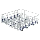 Upgraded 3751DD1001C 3751DD1001J Dishwasher Lower Rack Replacement Parts for LG Dishwasher Rack LDF7774ST LDF5545ST Lower Dishrack LG Dishwasher Bottom Rack Direct Drive Dish Washer Drawer Wheels