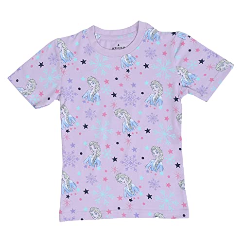 Image of NammaBaby Girl's Soft Cotton Night Suit (Printed T-Shirt & Pant Set /Girls Night Dress /Nightwear) Pack of 1