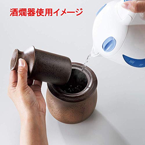 セトモノホンポ 黒結晶酒燗器(小)