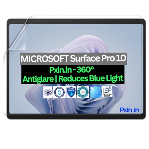 Image of Pxin Tablet Anti Bluelight and Anti Glare Screen Guard compatible with MICROSOFT Surface Pro 10 | BLUVLightblock Tech | Scratch Proof | Prevents bluelight | Eye Protection | No Dry Eyes