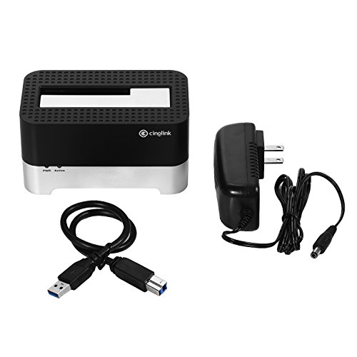 Cinolink Hard Drive Dock Docking Station Usb 3.0 To Sata 2.5/3.5 Inch Hard Drive Docking Station With 3.3 Feet Usb 3.0 Cable For Hdd/Ssd Support 8Tb #TOP6