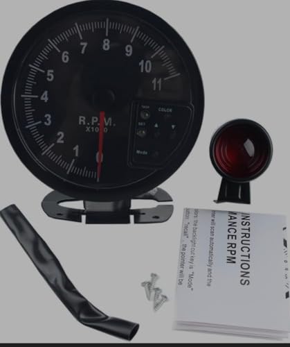 Image of AUTO MT WORKING RPM Tiger RPM Meter Speedometer Tacho Gauge