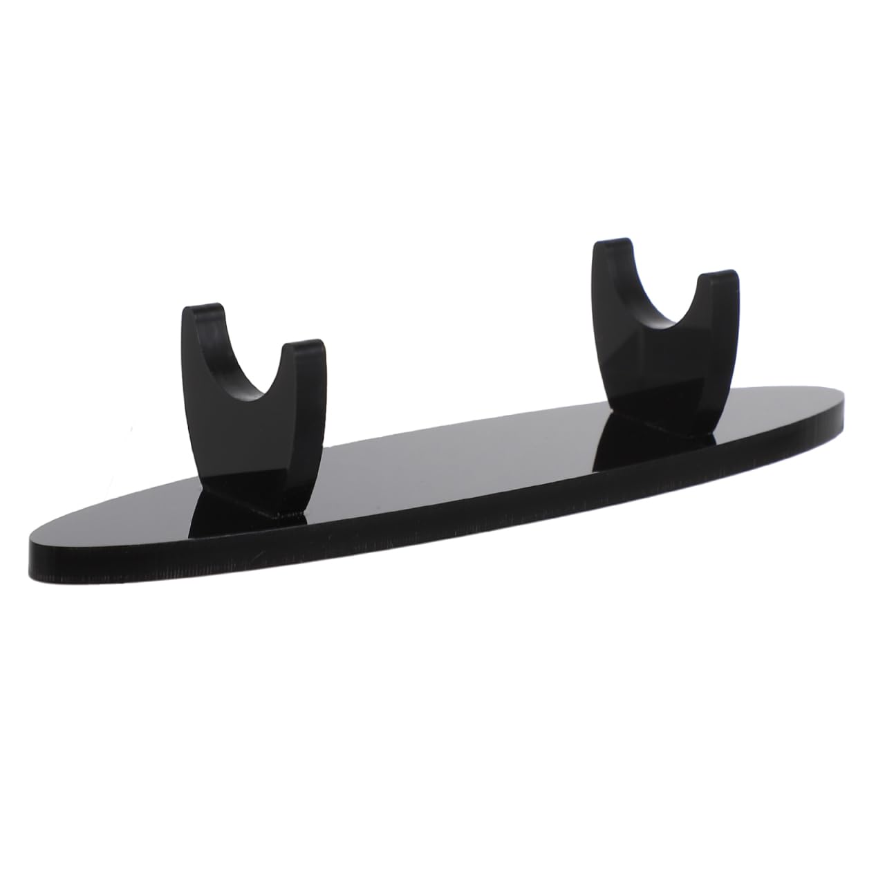 PLAFOPE Acrylic Pen Holder Display Stand 5 Inch Desk Organizer for Eyeliner Pencils and Writing Pens Space-Saving Acrylic Eyebrow Pencil Rack for Office and Makeup Use